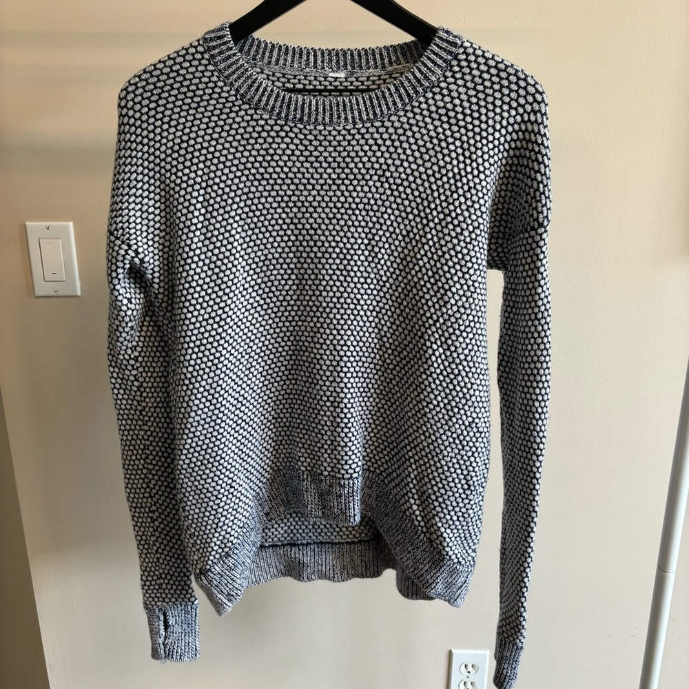 lululemon athletica Black and White Sweater